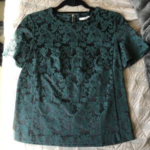 Halogen paisley printed top